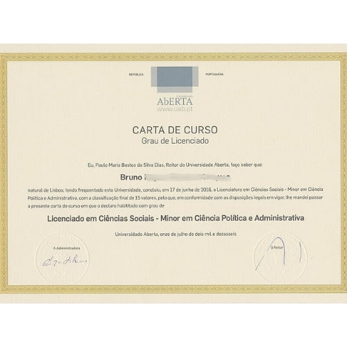 Diploma / Título Universitário – Tradução Certificada